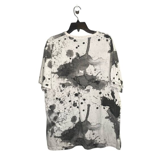 Play Cloths Our Gang T-Shirt Men's 2XL Ink Splatter White Black Red Emblem - Picture 2 of 9